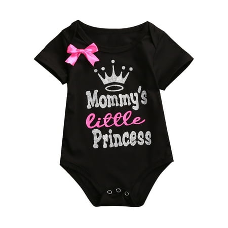 

EYIIYE Newborn Baby Girls Valentine s Day Cotton Bodysuit Romper Jumpsuit 0-18 Months