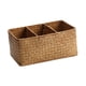 thumbnail image 4 of Cesta de almacenamiento de mimbre Organizador de escritorio Cesta de lavandería, Cesta de picnic Cestas de despensa, Cesta de ratán de paja Escritorio 285 cm x 185 cm x 13 cm perfecl Cesta de almacenamiento de tejido, 4 of 8