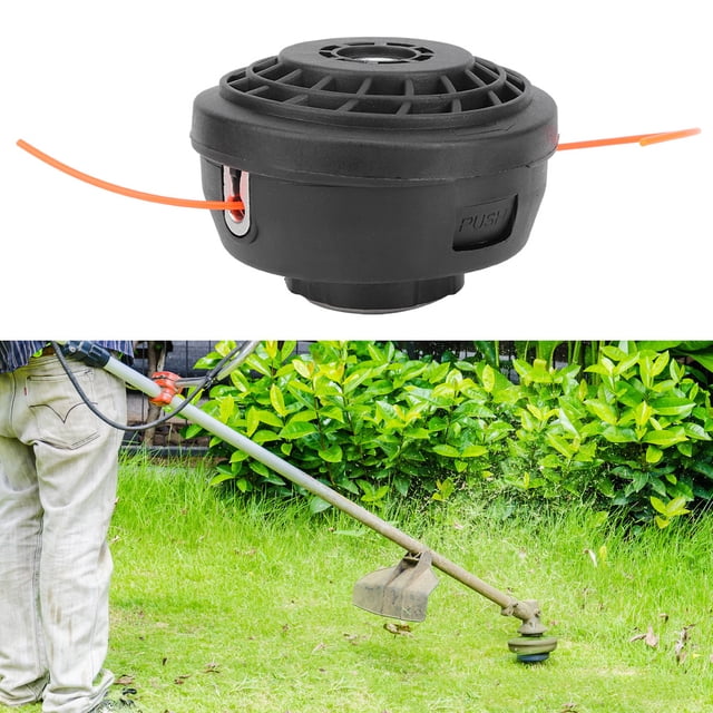 Cabezal de corte para cortadora de césped, cabezal de corte de plástico universal para cortadora de césped, cabezal de corte de césped de repuesto, durabilidad probada en el tiempo