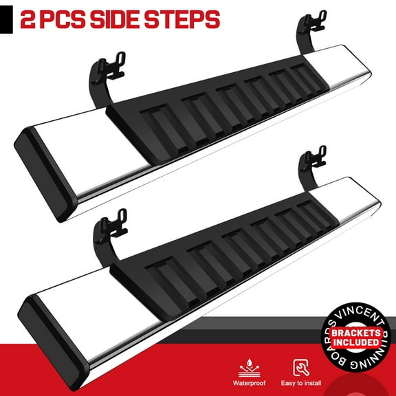 Fit 04-14 Ford F150 Regular Cab 6" Side Step Running Board Nerf Bar S/S H PICKUP