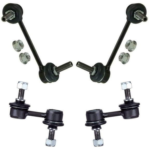 Detroit Axle - 4 Sway Bars for 1997-2001 Honda CR-V 1998 1999 2000 Stabilizer Sway Bars CRV Front & Rear Replacement