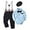 Blue Print, variant on ZOEREA Baby Boy Outfits Suits Infant Formal Dress Clothes Gentleman Wedding Print Shirt Beret Hat Suspender Pants Bowtie