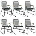 thumbnail image 2 of vidaXL 7 Piece Garden Dining Set Black PVC Rattan, 2 of 5