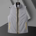 thumbnail image 2 of GUZOM Mens Lightweight Sun Protection Vest Sleeveless UPF 50+ Quick Dry Breathable UV Blocking Shirt for Fishing Running Hiking Gray,Size 3XL, 2 of 9