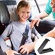 thumbnail image 5 of clips ajustables para cinturón de seguridad ABS, ajustador duradero, bloqueo universal para cinturones de seguridad de coche para niños y adultos, color negro., 5 of 5