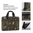 thumbnail image 4 of FORMRS 16" Laptop Bag Carrying Sleeve Case with Handle Travel Shoulder Briefcase, Green Forest Fox Pattern, 4 of 8