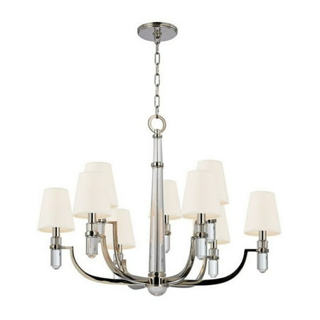 

Traditional Nine Light Chandelier-Polished Nickel Finish Bailey Street Home 116-Bel-1096945