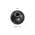 thumbnail image 2 of Unique Bargains Boutons de Boule Filetés 1.18Inch Dia M8 Thread Femelle Thermodurcissable Poignées Rondes, Noir 6 Pack, 2 of 5