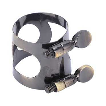 Adjustable Saxophone Ligature Replacement With Box, Mouthpiece Fastener Sax Metal Clip