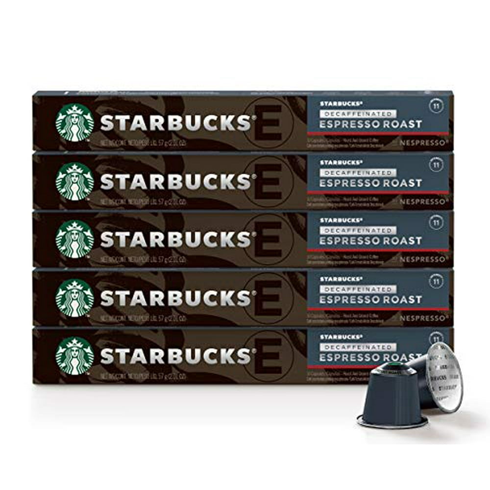 Starbucks by Nespresso, Decaf Espresso Dark Roast (50count single