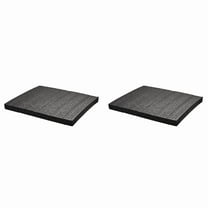 4PCS 50x30X2cm Pick Apart Foam Insert Cutting Foam Lining Packaging Pre-Cutting Tool Box and Hard Case Foam Black