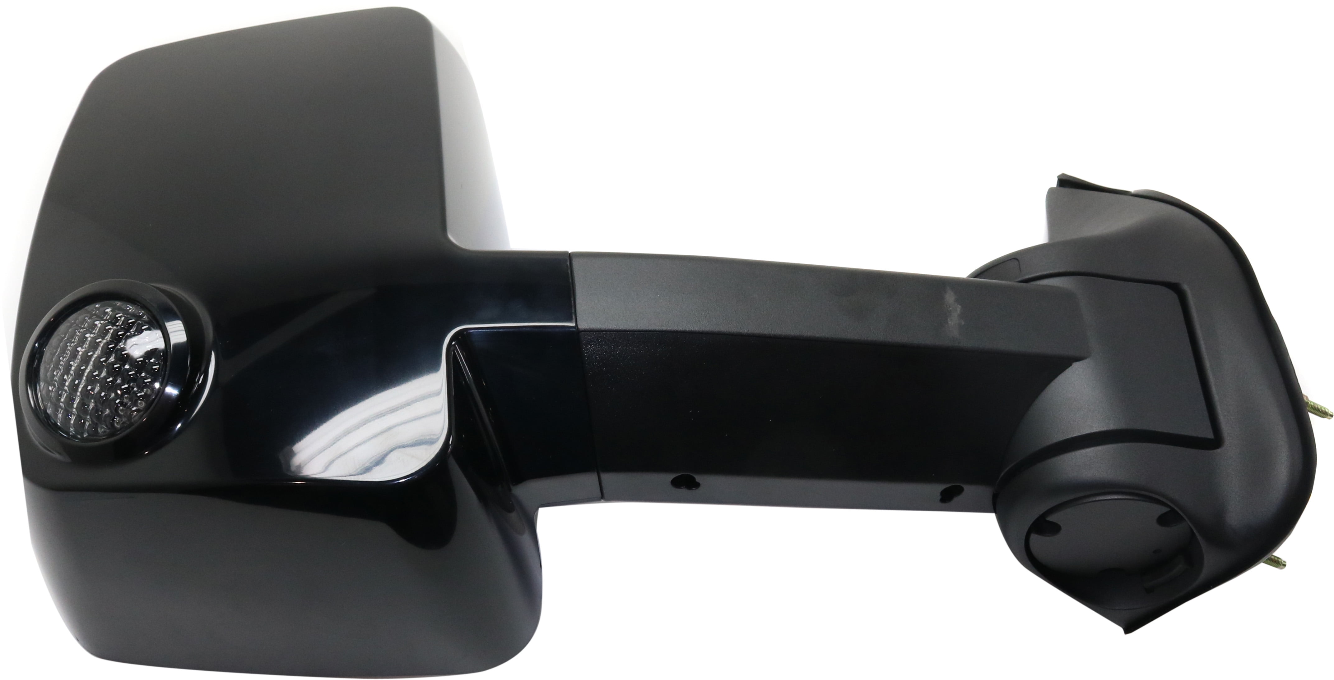 Towing Mirror Compatible With 1992-1998 Ford E-350 Econoline 1992-2002 Club Wagon Right Passenger Side In-housing Signal Light Paintable Kool-Vue