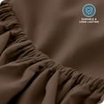 thumbnail image 6 of Bare Home Luxury 1800 Collection Fitted Sheet, Ultra-Soft, Deep Pocket, Full-XL, Cocoa, 6 of 8
