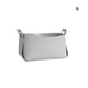 thumbnail image 5 of Advancent Cesta de almacenamiento Organizador de cuero con asa Soporte decorativo Contenedor Caja Desmontable Cosmético Papelería Decoración Almacenamiento y organización del hogar Gris S Advancent HA067449-04, 5 of 6