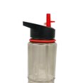 thumbnail image 2 of Botella de agua de 800 ml con pajita, botella de bebida portátil, vasos reutilizables (rojo) Sywqhk Para Estrenar, 2 of 3