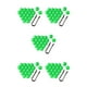 thumbnail image 2 of Tapas de tuercas de rueda de coche Riwesomey Universal antioxidante cubierta de tornillo de cubo de coche a prueba de polvo Verde 21mm 20 piezas, 2 of 6