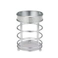 thumbnail image 3 of Kitchen Sense Chrome Modern Countertop Round Utensil Holder, 3 of 4