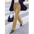 thumbnail image 7 of PRETTYGARDEN Womens Jeans Straight Leg Stretchy High Waist | Classic Rigid Structured Tummy Control Pants with Practical Pockets, Ideal for Business Office, Daily Casual, Back to School, 7 of 7