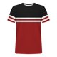 thumbnail image 5 of Tops para hombre, blusas y camisas de manga corta con cuello redondo para hombre, camiseta deportiva informal con estampado de rayas a la moda para hombre, blusa de poliéster de manga corta con cuello, 5 of 5