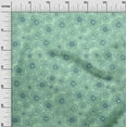 thumbnail image 3 of oneOone Georgette Viscose Light Mint Green Fabric Abstracts Craft Projects Decor Fabric Printed By The Yard 42 Inch Wide, 3 of 5
