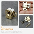 thumbnail image 4 of MasteelfCA 20 Pcs Loquets et Attrapes pour Armoire Loquets à Ressort pour Armoire Double Boule, 4 of 7