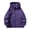 Purple, variant on Jacket Windproof Hooded Neck Lightweight Jacket Warm Thin Long Sleeve Regular Fit Fall Coats for Cycling Running Commuting