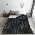 thumbnail image 5 of Sikiie Lavender Flowers Ultra-Soft Micro flannel Blanket Luxury All Seasons Warm Blanket for Bedding Sofa and Travel (4 sizes)-80"x60", 5 of 7