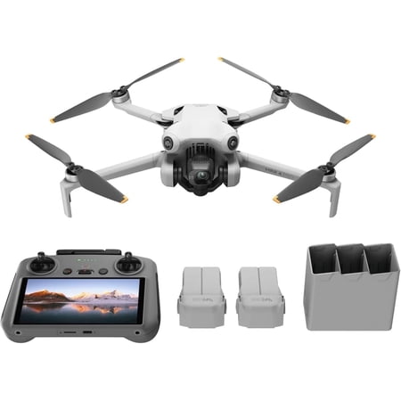 DJI Mini 4 Pro Drone Fly More Combo with RC 2 Remote Controller