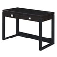 thumbnail image 1 of Pemberly Row Two-Drawer Desk with Charging Station in Black Wood, 1 of 8