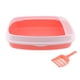 thumbnail image 5 of Inodoro de Arena para Mascotas Reflexivo Arena de Caja de Arena - Rosa Aleatorio Yuyangstore Cacerola para arena para mascotas, 5 of 8