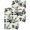 Green Beige, variant on Blueberry Spring Leaves Kitchen Dish Towels for Drying Dishes Set of 4, Farmhouse Botanical Branches Waffle Weave Microfiber Hand Tea Bathroom Towels Quick Dry & Absorbent Towel 12x12