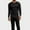 Black, variant on Blended Men's 100% Polyester Thermal Waffle Knit Base Layer Top & Bottom, Black