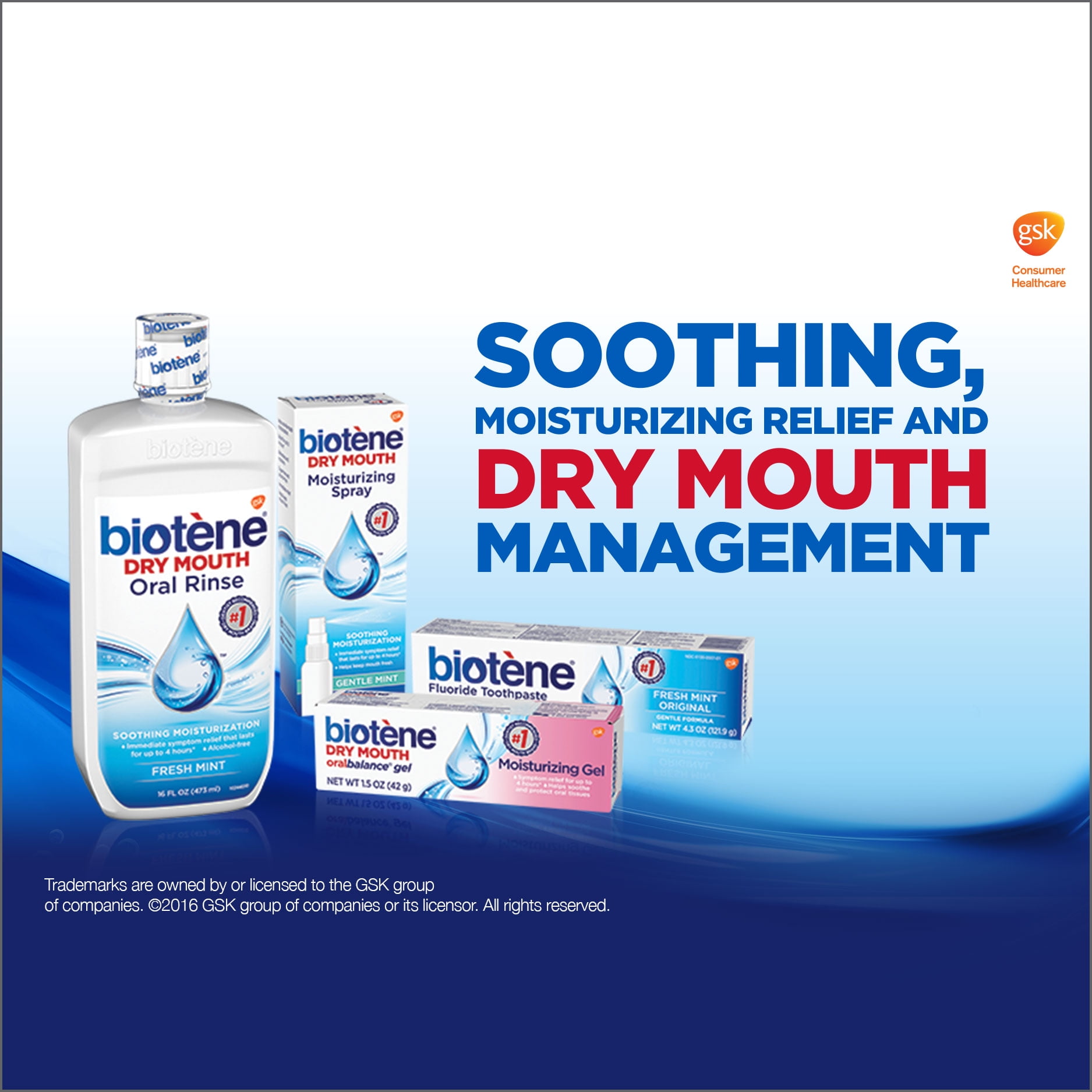 Moisturizing Relief for Dry Mouth Biotene Collection