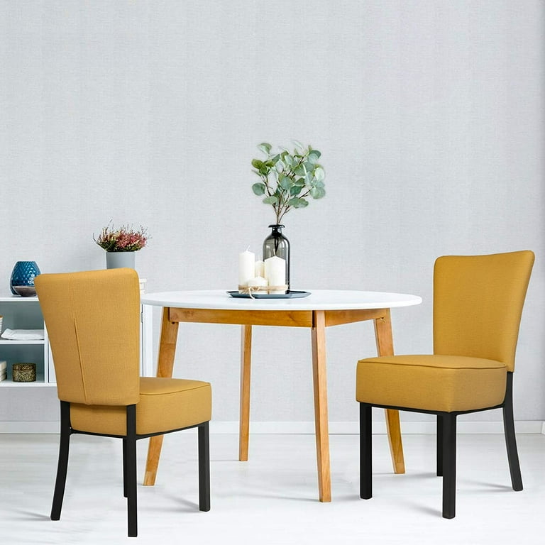 KARMAS PRODUCT Upholstered Dining Chairs Set of 2 PU Leather