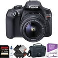 thumbnail image 2 of Canon EOS Rebel T6 Appareil Photo Reflex Numérique + Kit d'Objectifs 18-55mm et 75-300mm + Mémoire 64 Go, 2 of 3