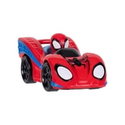 MARVEL Spidey and His Amazing Friends Transforming Hauler Raceway - 9 inch Vehicle and Trackset with Exclusive Amazing Metal