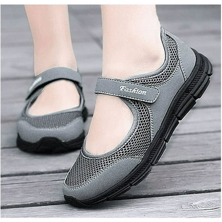 Women s Extra Wide Diabetic Edema Shoes with Fully Adjustable Closures Easy On/Off  Air Cushion Walking Sneakers for Elderly Swollen Feet Outdoor