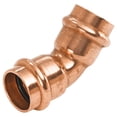 thumbnail image 1 of Prensa de codo de cobre, 45°, 32 mm, detección de fugas NIBCO PC606, 1 of 1