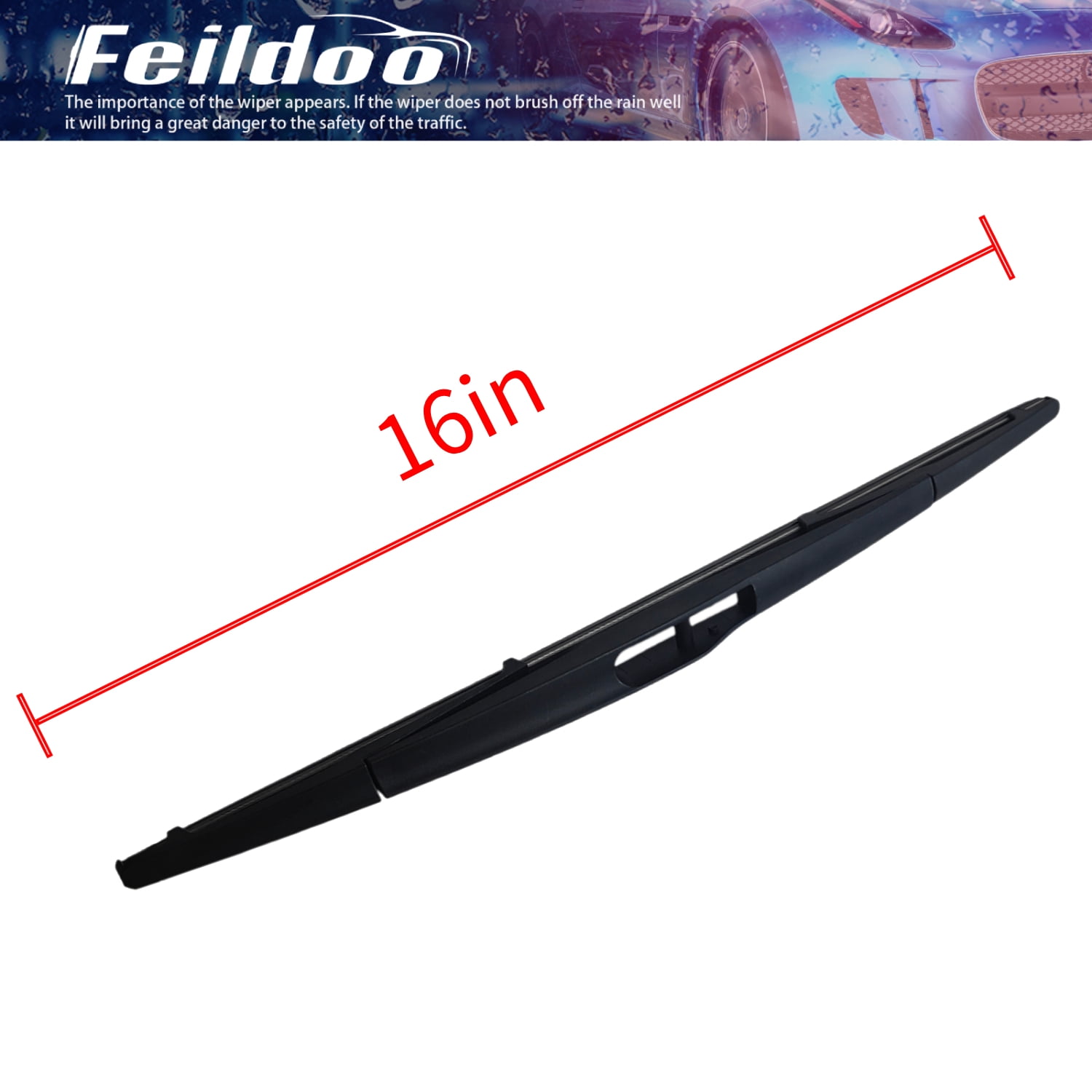 Feildoo 3PCS Wiper Blades Fit For Nissan ARIYA 2023, Front & Rear Windshield Wiper Blades, Y28H6T1S