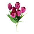 thumbnail image 6 of Shipiny Artificial Mini Tulips Silk Flowers, Real Touch Faux Floral Bouquet for Wedding Flower Arrangements, Home Table and Living Room Decoration, A, 6 of 9