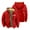Red, variant on Rauw Alejandro Cosa Nuestra Merch Zipper Hoodies Women Men Jacket Parkas Long Sleeve Fashion Streetwear Coat