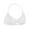 White, variant on Fengactive Women's Seamless Halter Sports Bra Open Back Padded Gym Workout Crop Tank Tops Low Impact Bra