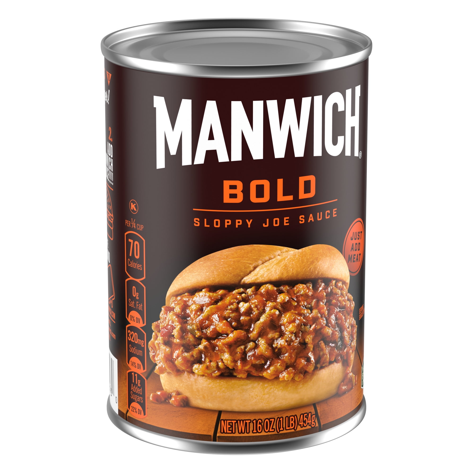 Manwich Sloppy Joe Sauce, Bold Flavor, Canned Sauce, 16 oz.