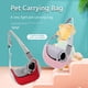 thumbnail image 3 of Bolsa de transporte para mascotas de tela Oxford, cremallera ajustable portátil, forro Flexible transpirable, bolsos de hombro de viaje Hábitats y jaulas para animales pequeños Verde Grande Greeniant  PT004329-09, 3 of 6