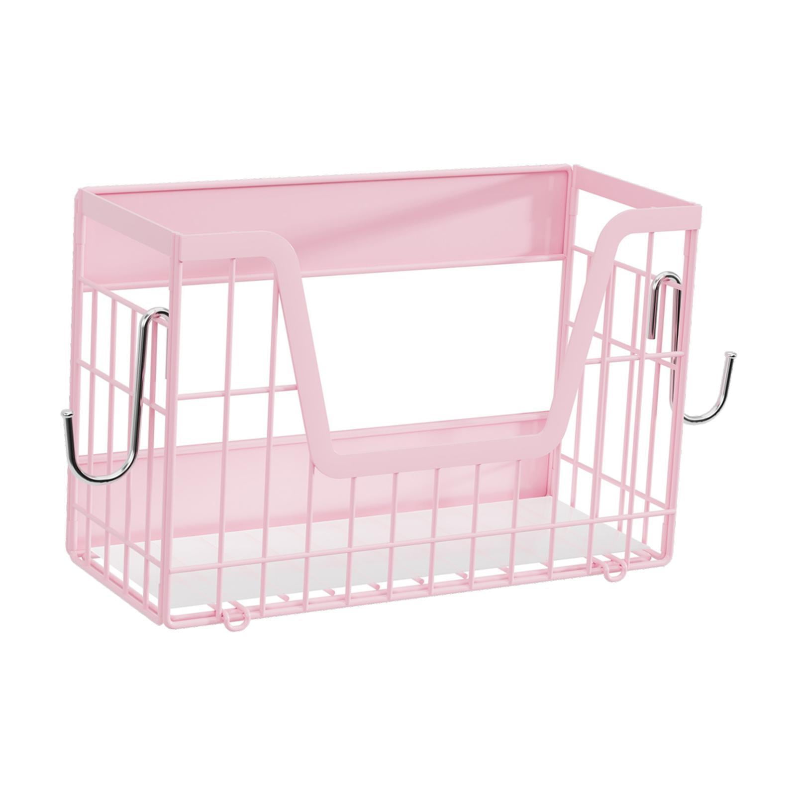 CoudarTitie Refrigerator Side Shelf Magnetic Spice Rack for Fridge for Cabinet Household Pink