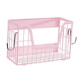 thumbnail image 2 of Estante lateral plegable de metal para refrigerador, organizador móvil multiusos para verduras Rosa, 2 of 9