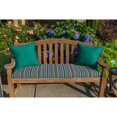 thumbnail image 3 of Casual Cushion Solid Sunbrella® Fabric 1-Piece Indoor/Outdoor Square Throw Pillow, 20"W x 20"L, Canvas Teal, 3 of 4
