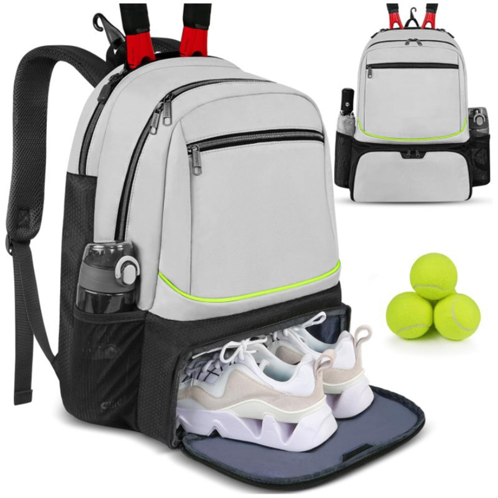 Professional Tennis Racket Bag Sports Badminton Tennis Backpack 2 Rackets Handbag for Women and Men Enduring