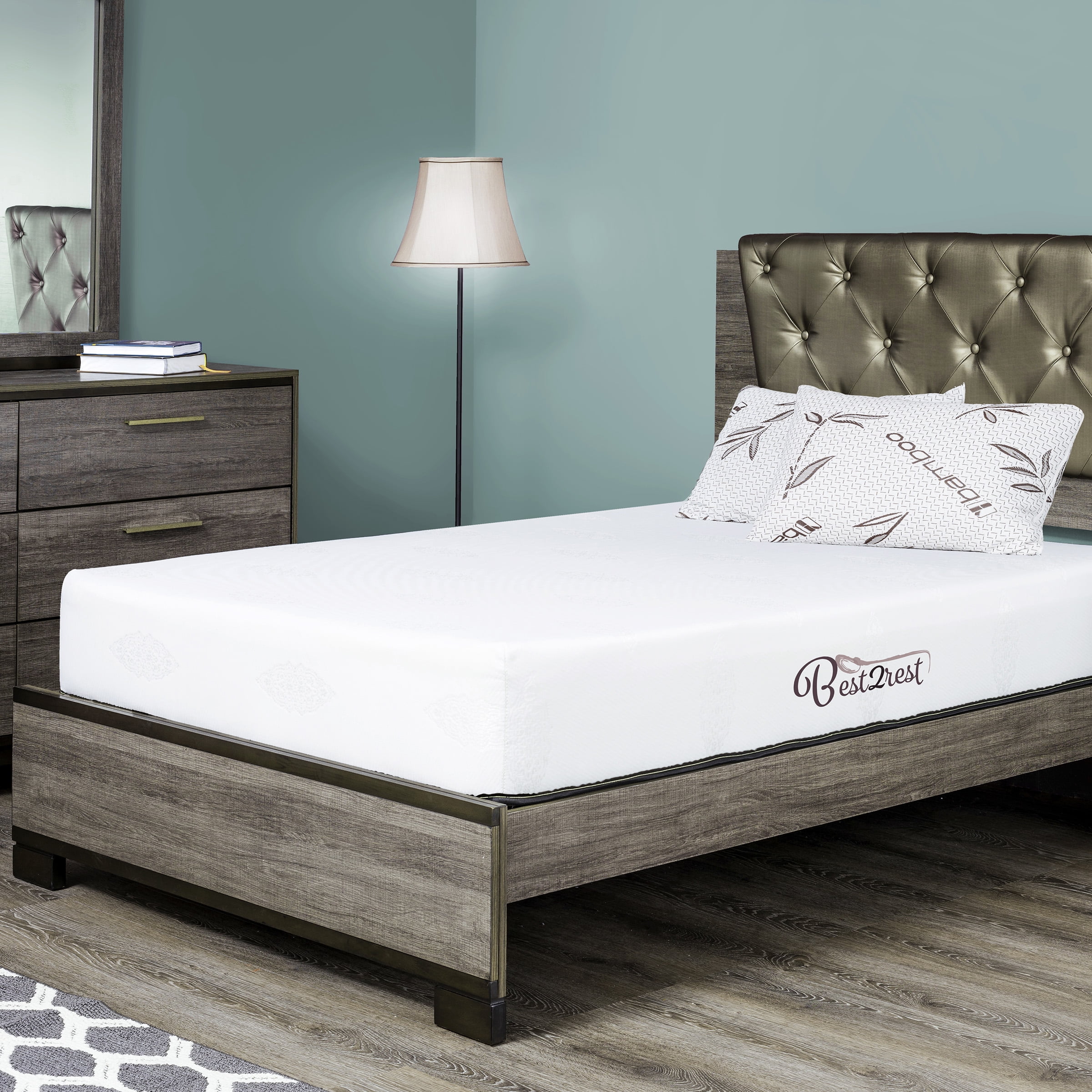 Best 2 Rest Memory Foam Mattress Cot 33 6 Inch Com