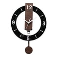 thumbnail image 1 of jifeng Wall Clock Art Decoration Stylish Low Noise for Restaurant Gift Drawing Room Black, 1 of 9